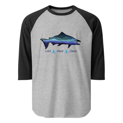 Cold Clear Clean - 3/4 sleeve raglan shirt