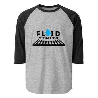 Fluid Situation - 3/4 sleeve raglan shirt
