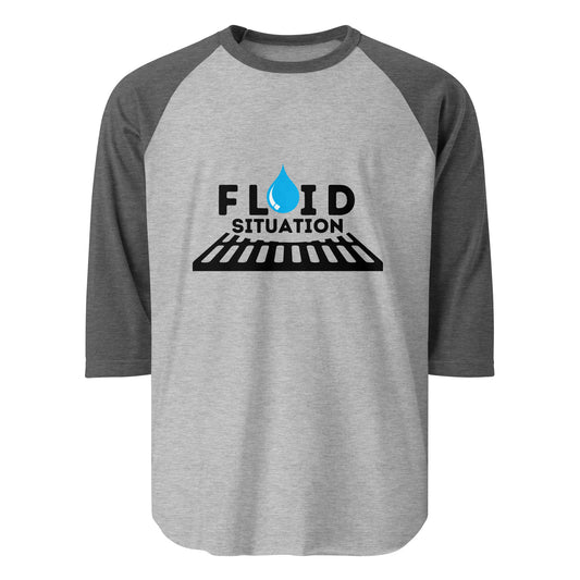 Fluid Situation - 3/4 sleeve raglan shirt