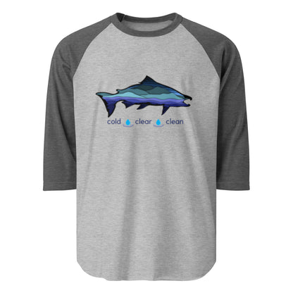 Cold Clear Clean - 3/4 sleeve raglan shirt