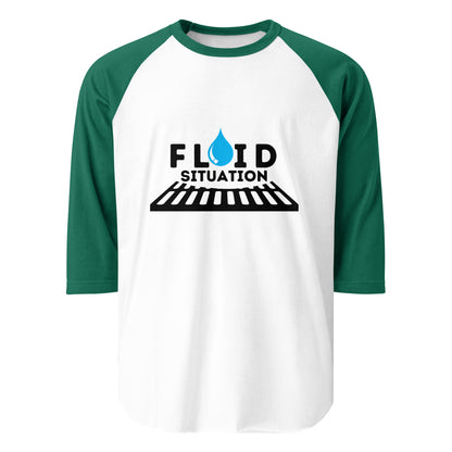 Fluid Situation - 3/4 sleeve raglan shirt