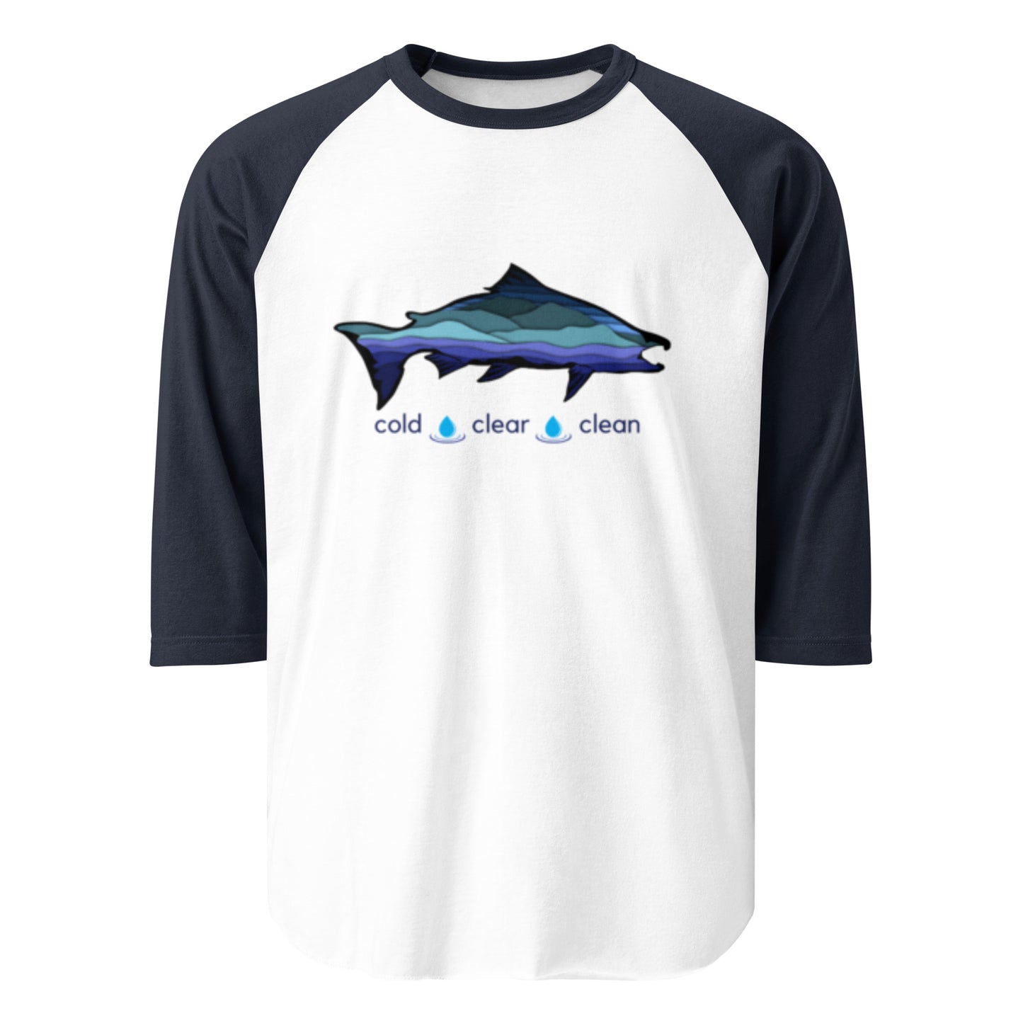 Cold Clear Clean - 3/4 sleeve raglan shirt
