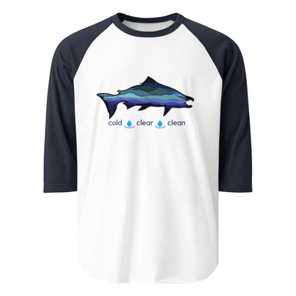 Cold Clear Clean - 3/4 sleeve raglan shirt