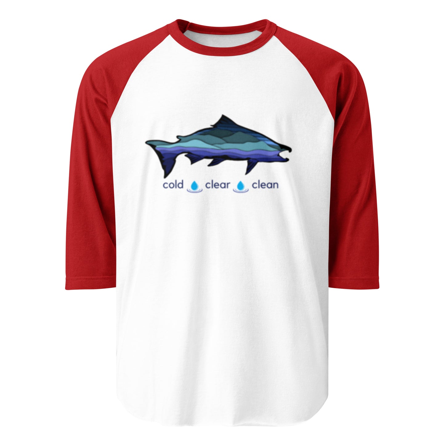 Cold Clear Clean - 3/4 sleeve raglan shirt