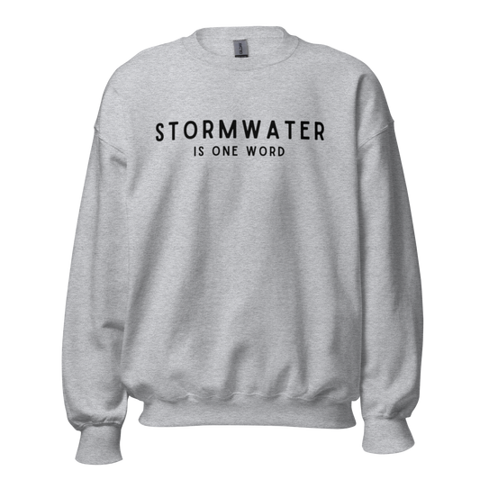 STORMWATER is One Word - Unisex Sweatshirt