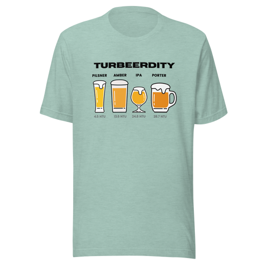 TurBEERdity Unisex T-Shirt (dark on light)