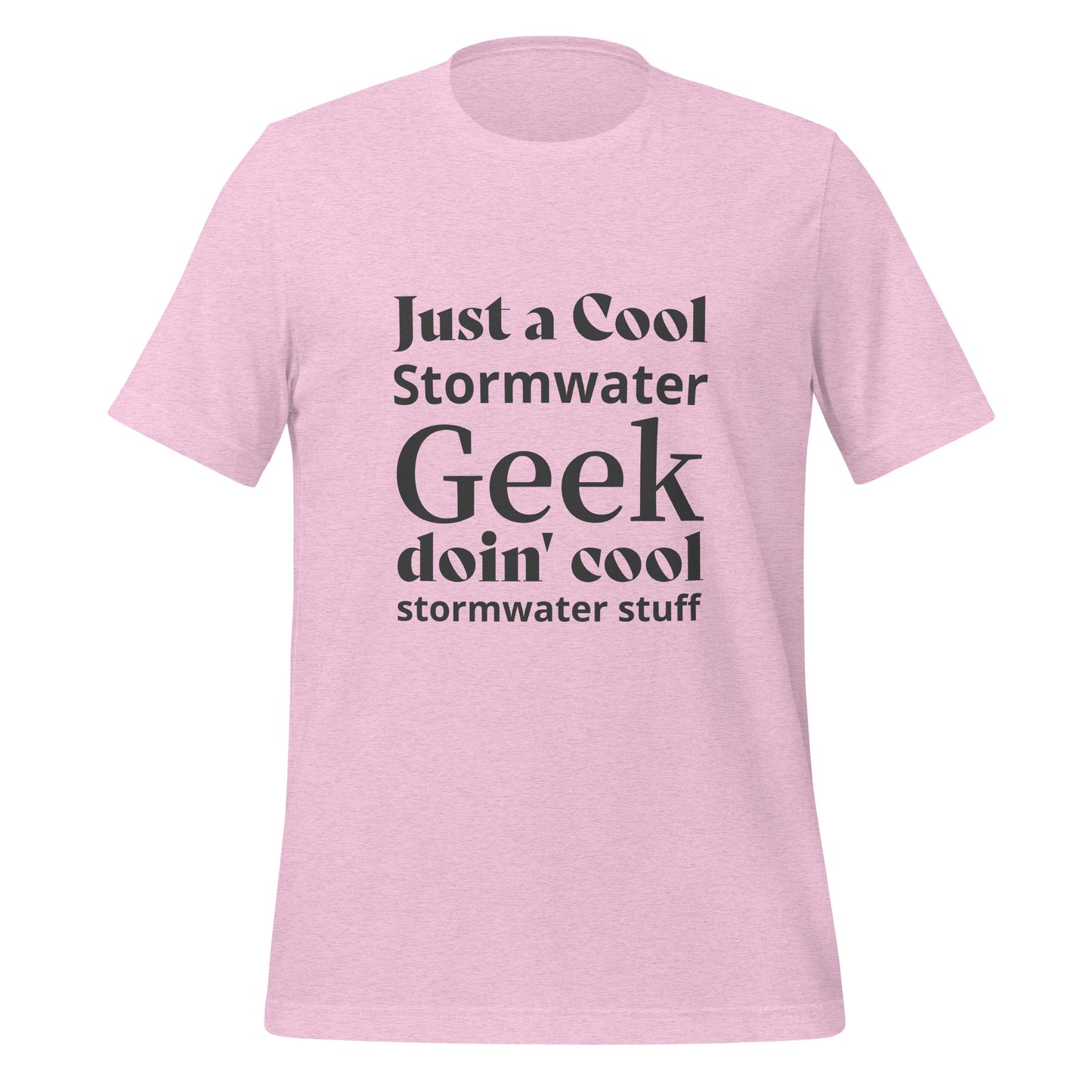 Cool Stormwater Geek (dark font) - Unisex t-shirt