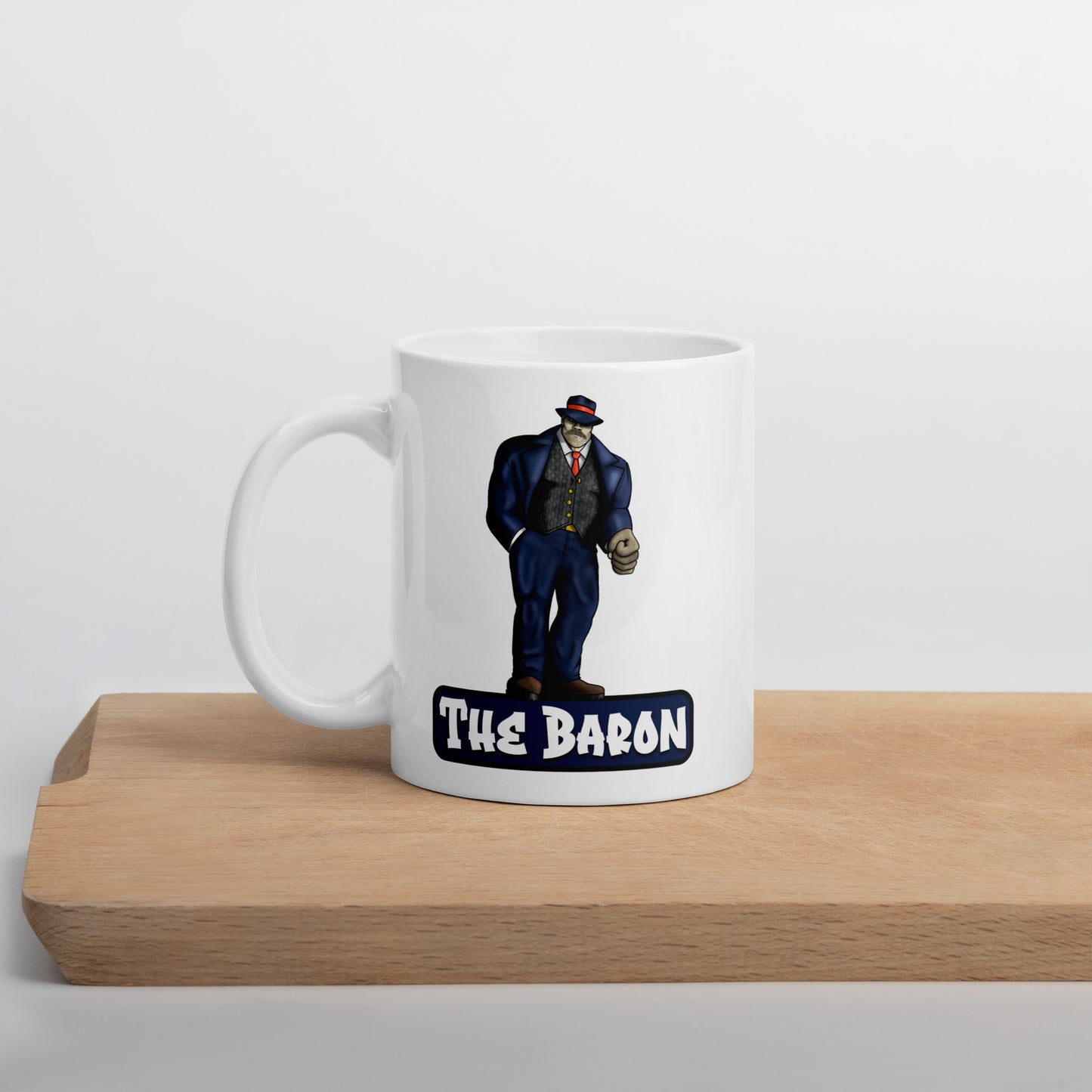 Degraders: The Baron - White glossy mug