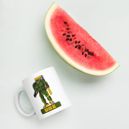 Stormwater Defenders: Vax - White glossy mug