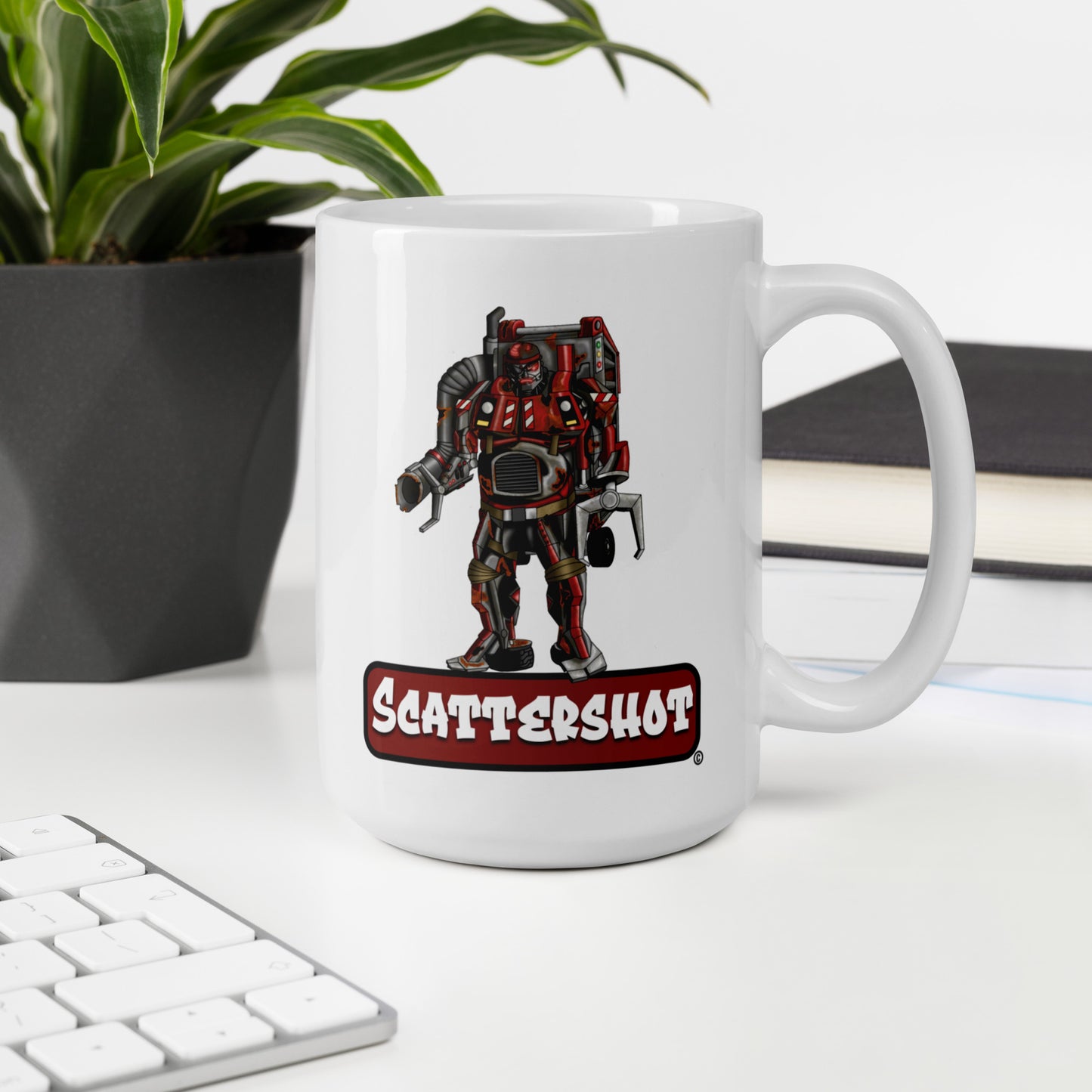 Degraders: Scattershot - White glossy mug