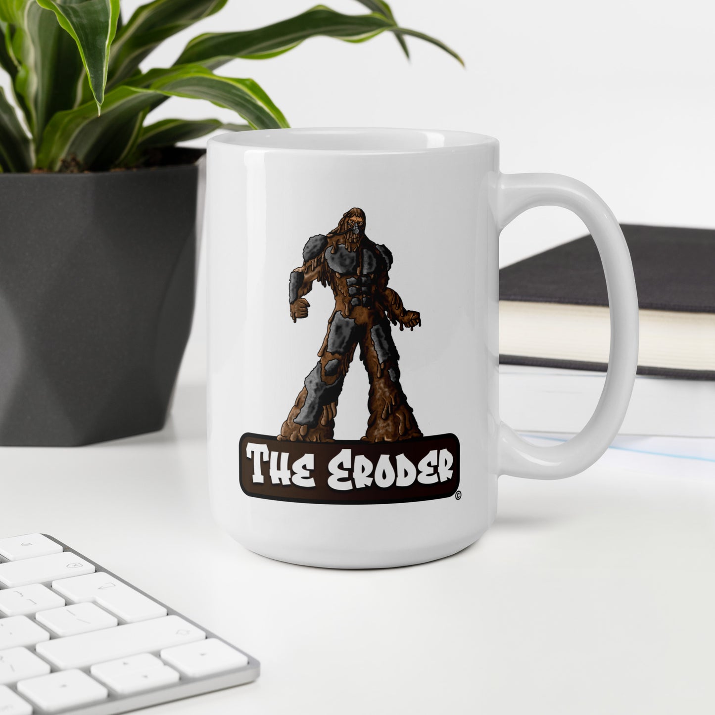 Degraders: The Eroder - White glossy mug
