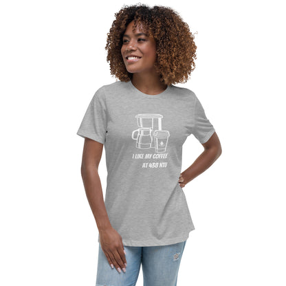 Coffee at 438 NTU - Women's Relaxed T-Shirt