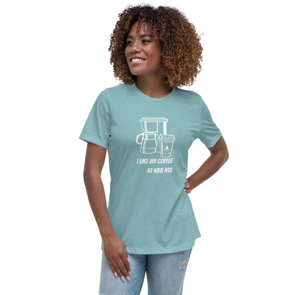 Coffee at 438 NTU - Women's Relaxed T-Shirt