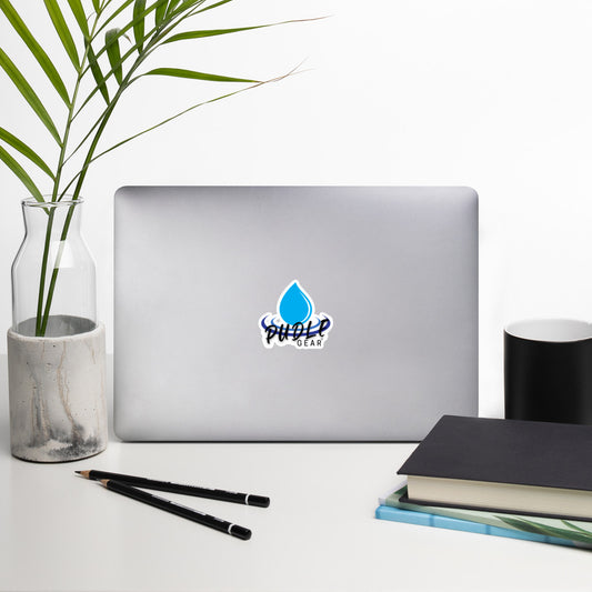 PUDLE Gear Logo - Bubble free vinyl sticker
