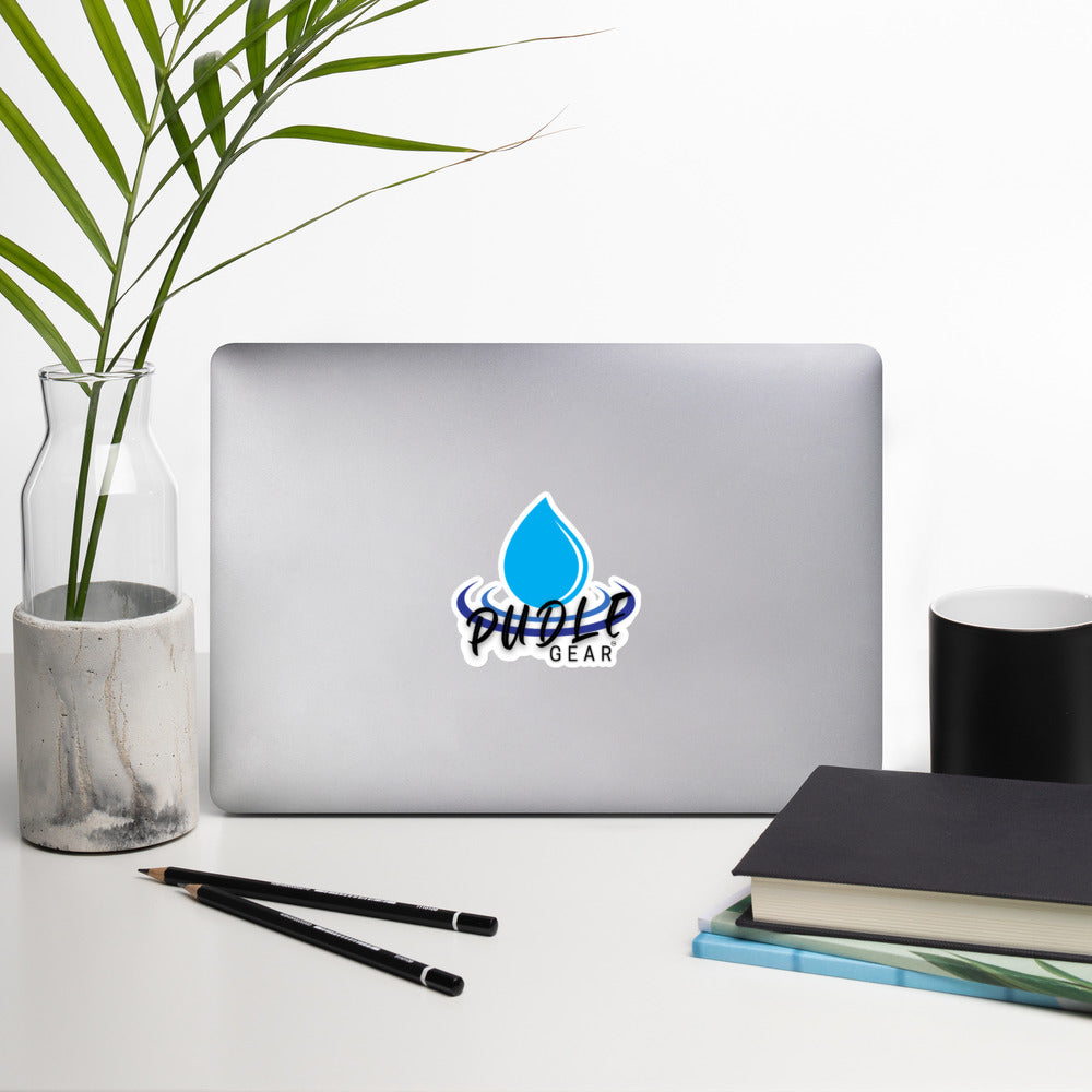 PUDLE Gear Logo - Bubble free vinyl sticker